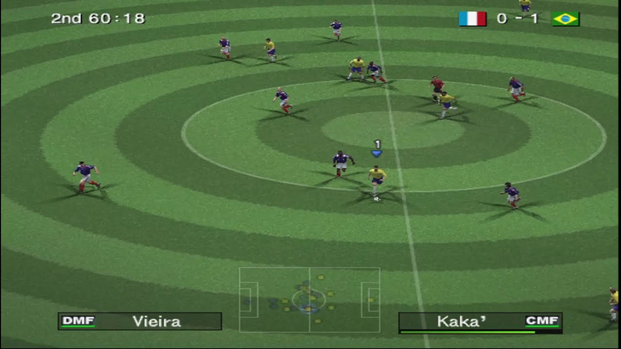 Pro Evolution Soccer 6 (Europe) ps2 pes 2006 (France vs Brazil)