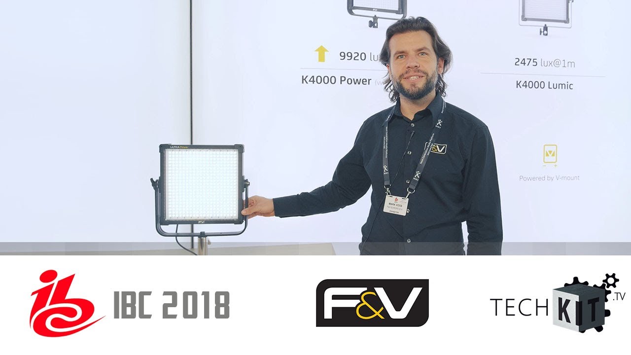 Новые LED-панели от F&V  на IBC 2018