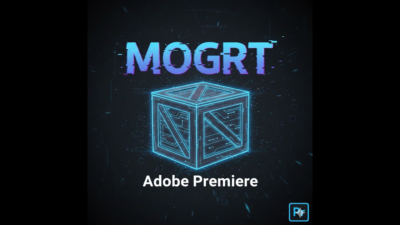 how to import mogrt file in premiere pro