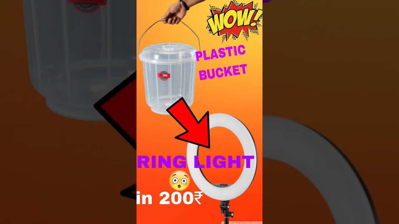 BRIGHTEST 💥 RING LIGHT💥 IN THE WORLD😱😱 #diy #homemade #crafts #ringlight #photography #beauty #reels