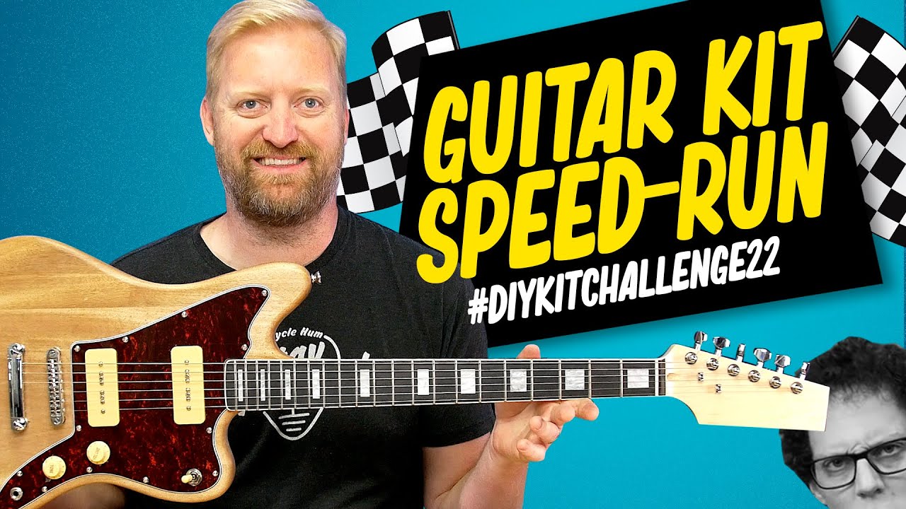 Harley Benton kit guitar Speed-Run - CAN I DEFEAT ANDY IN DIY BATTLE? - #Diykitchallenge22 (part 1)