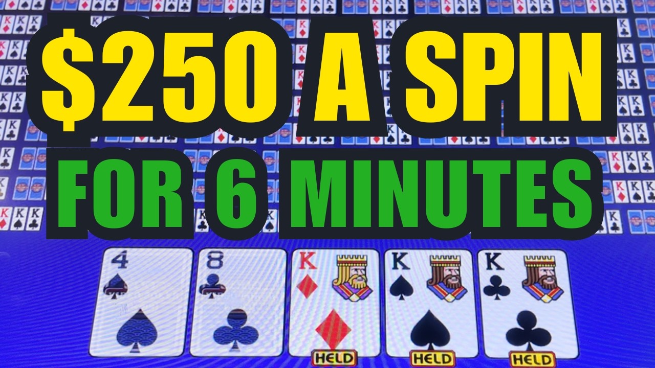 HIGH LIMIT Jacks or Better Video Poker - Best Baseball Game - 100 to 20 hands