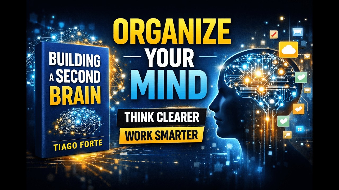 Building a Second Brain by Tiago Forte | Organize Your Mind & Boost Productivity (Summary)