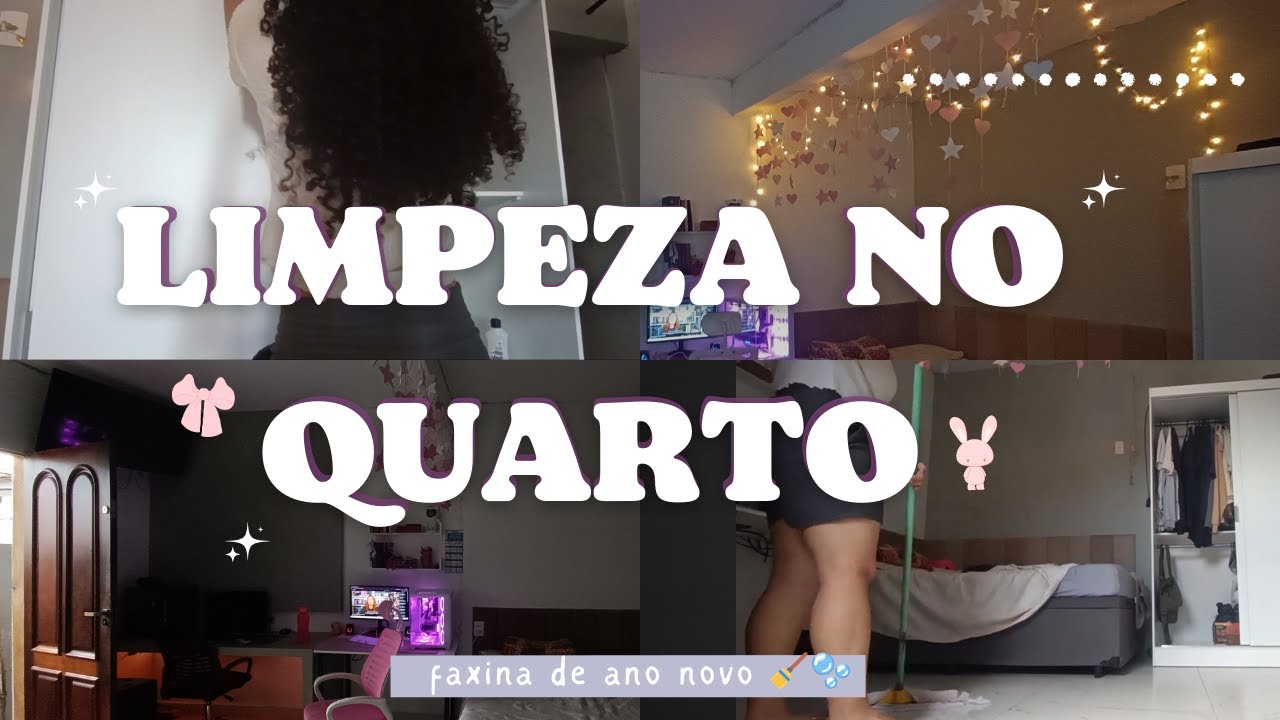 ✨ Vlog de Limpeza de Começo de Ano | Organizando o Quarto e Renovando as Energias ୨୧✨