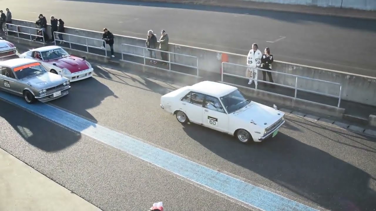 袖ヶ浦フォレストレースウェイ 走行会 旧車 2024/12/29