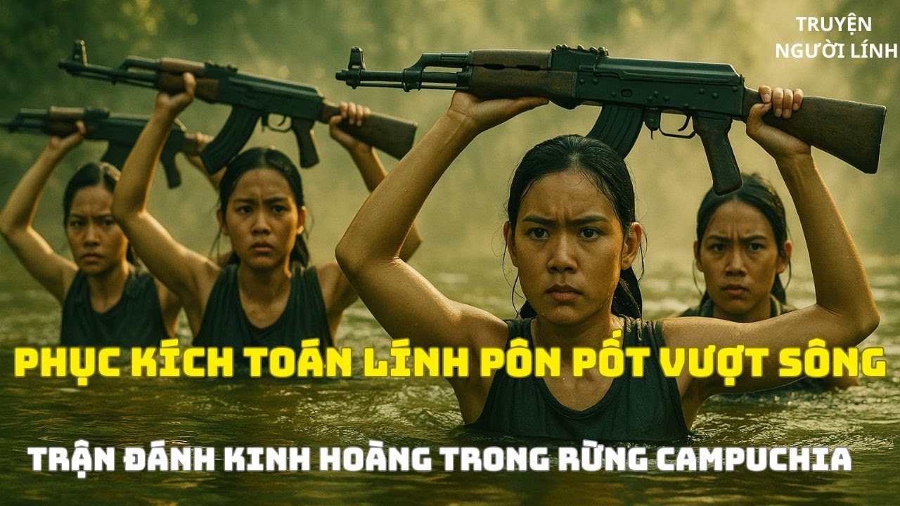 Phục Kích TIÊU DIỆT Toán Lính Pôn Pốt Vượt Sông Trong Rừng Campuchia|Lính Thời Chiến