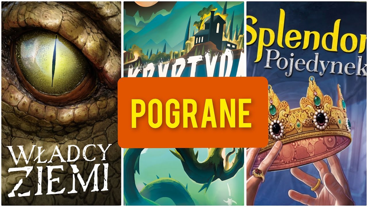 Zagrałem w : WŁADCY ZIEMI, KRYPTYDA, SPLENDOR POJEDYNEK