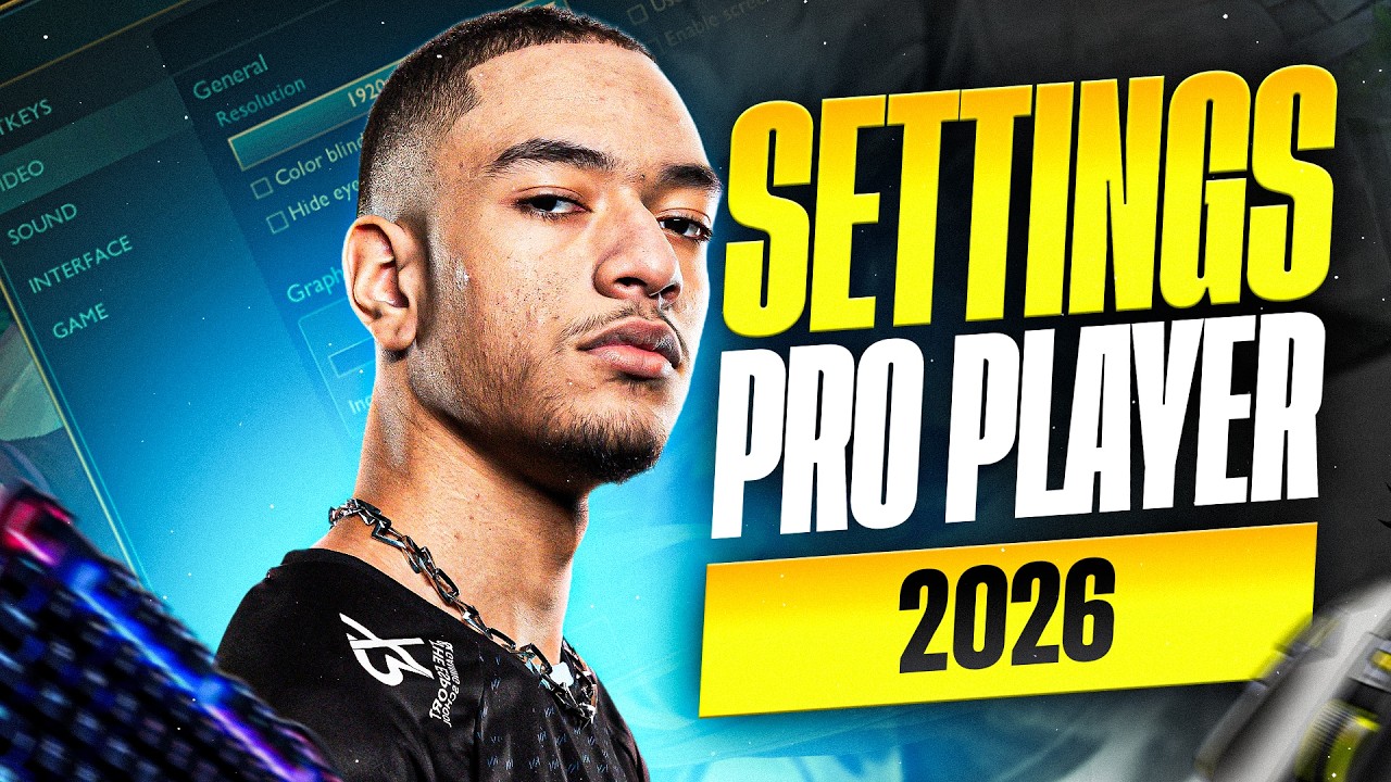 The settings of a PRO Player in SEASON 16!