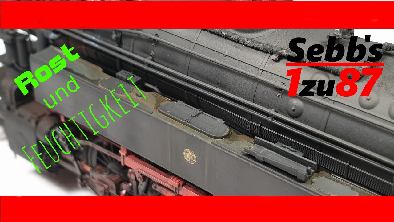 Ruß, Rost und Wasser an der Märklin BR 65 [ Dampflok - weathering Teil 4 ]
