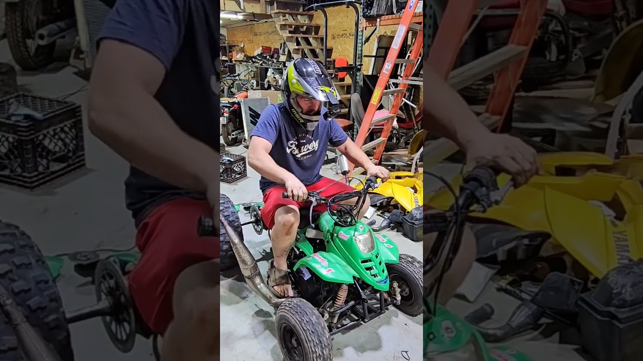 Worlds FASTEST Kids Quad First Ride! (SHE RIPS!) #banshee #worldsfastest