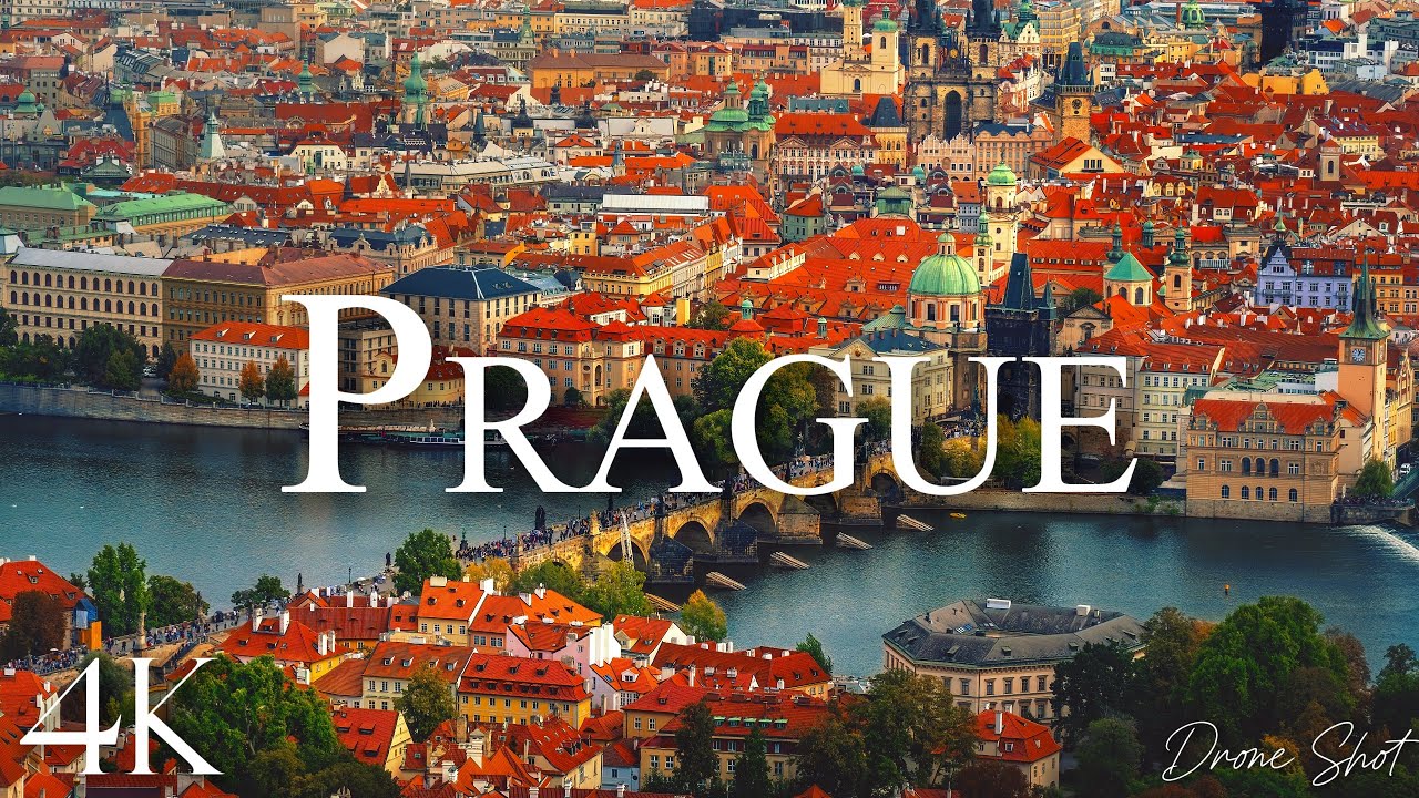 Prague 4K  🇨🇿 | Stunning Aerial Drone Footage