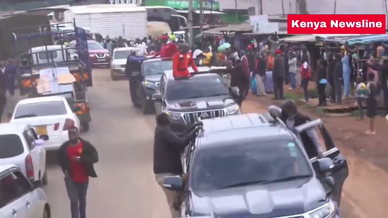 From Keumbu to Kisii. Watch how Matiangi, Gachagua Kalonzo Natembeya motorcade sailed through 