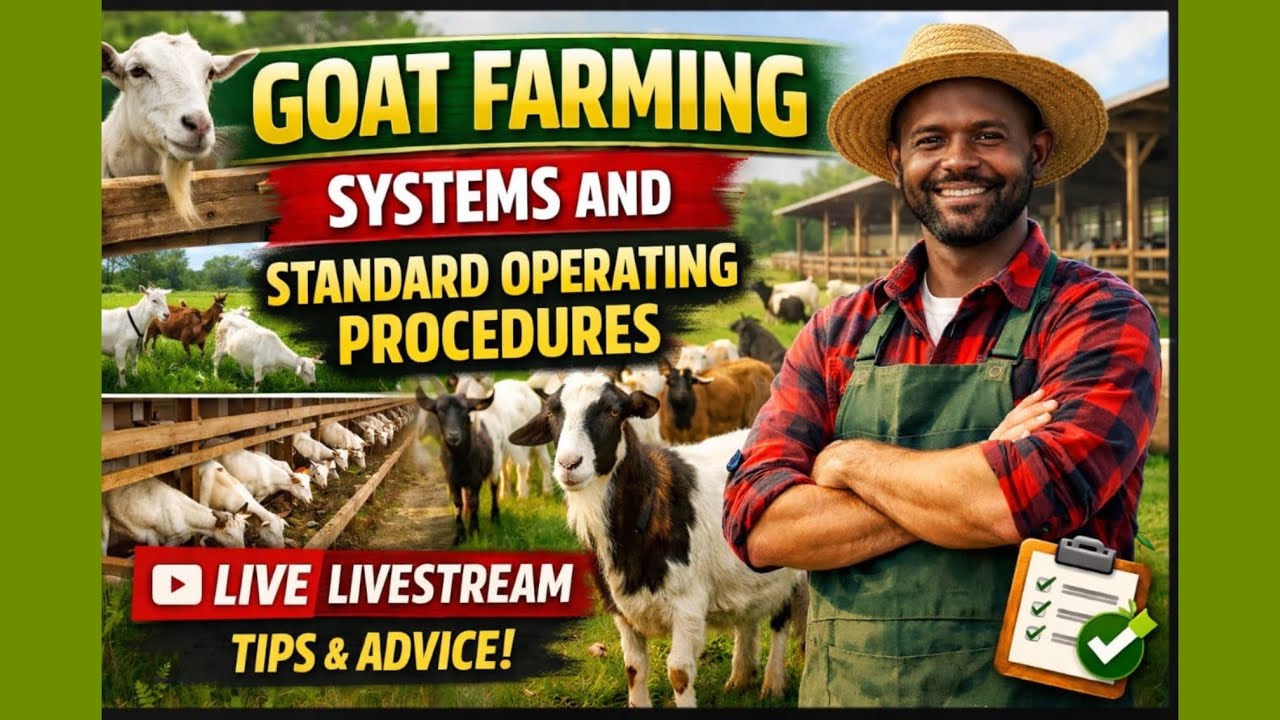 Goat Farming Systems and Standard Operating Procedures 