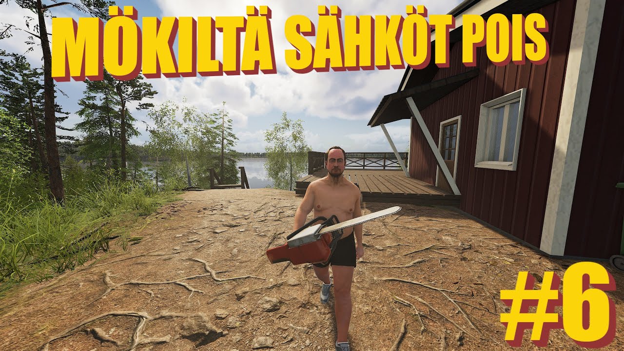 MÖKILTÄ SÄHKÖT POIS | Finnish Cottage Simulator