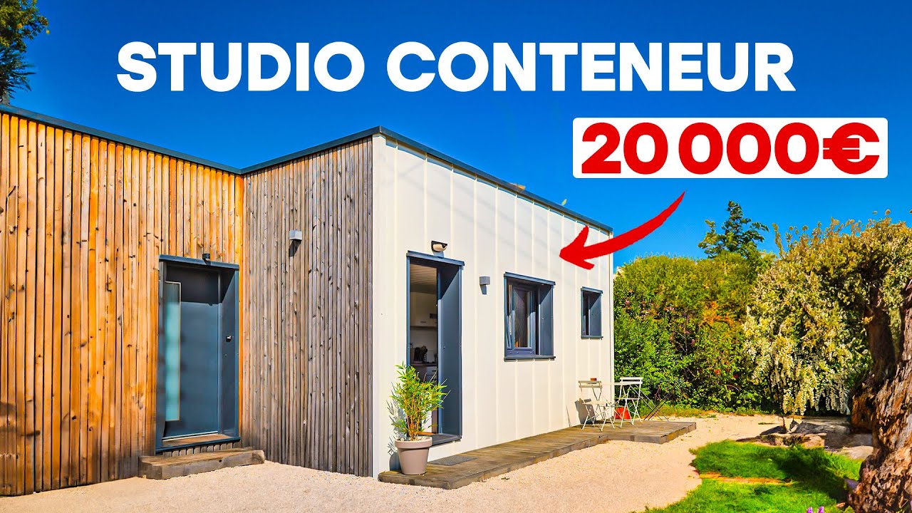 Studio en Conteneur Maritime SANS PERMIS &agrave; 20 000&euro; !