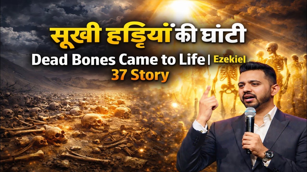 हड्डियों की घाटी | The Valley of Dry Bones | Ezekiel37 Bible Story | powerfull massage #ankitsajwan