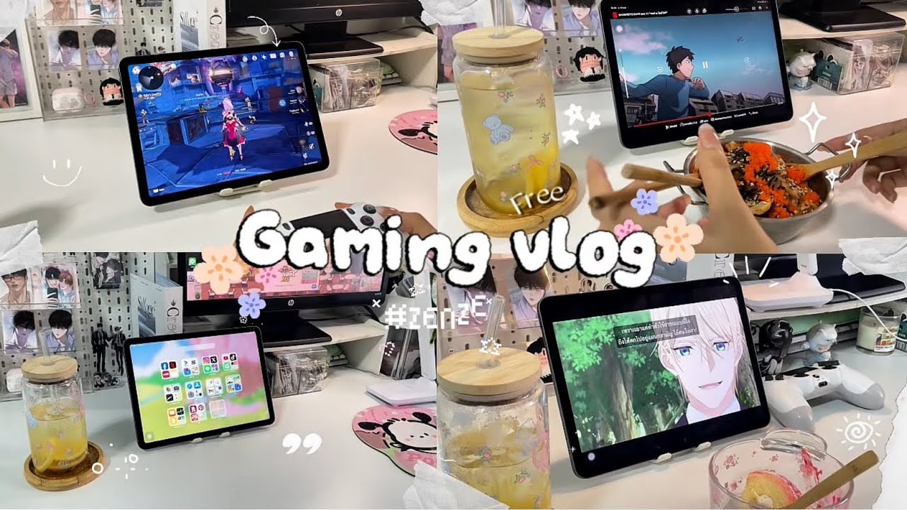 º･✿.｡. 𝓖𝓪𝓶𝓲𝓷𝓰 𝓿𝓵𝓸𝓰 | free time | cozy&relaxing in my room 𝟣 𝒹𝒶𝓎ʕ ◔ᴥ◔ ʔ 