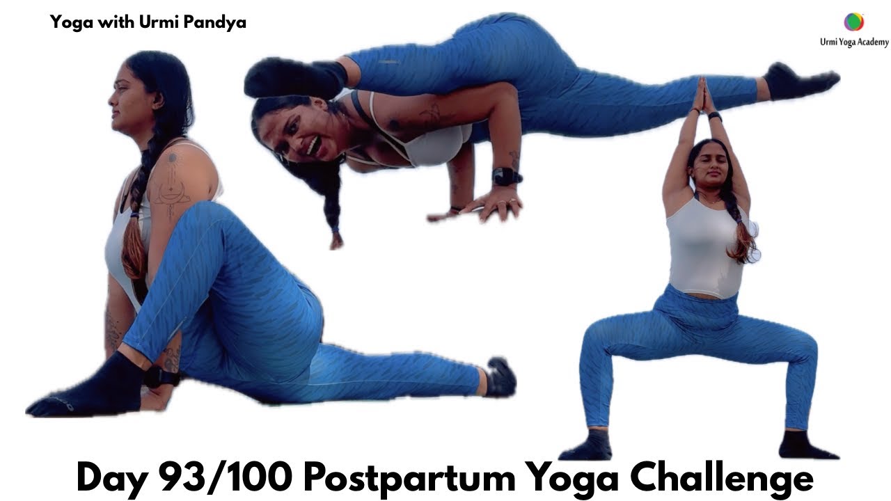 Day 93 Highlights | Yoga Self Practice | Yoga Challenge with Urmi Pandya #100dayswithurmipandya