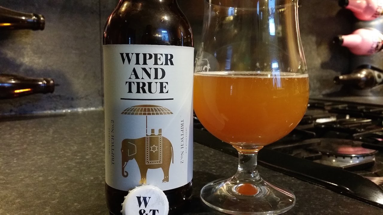 (4K) Wiper And True Triptych No 2 IPA | Craft Beer Review