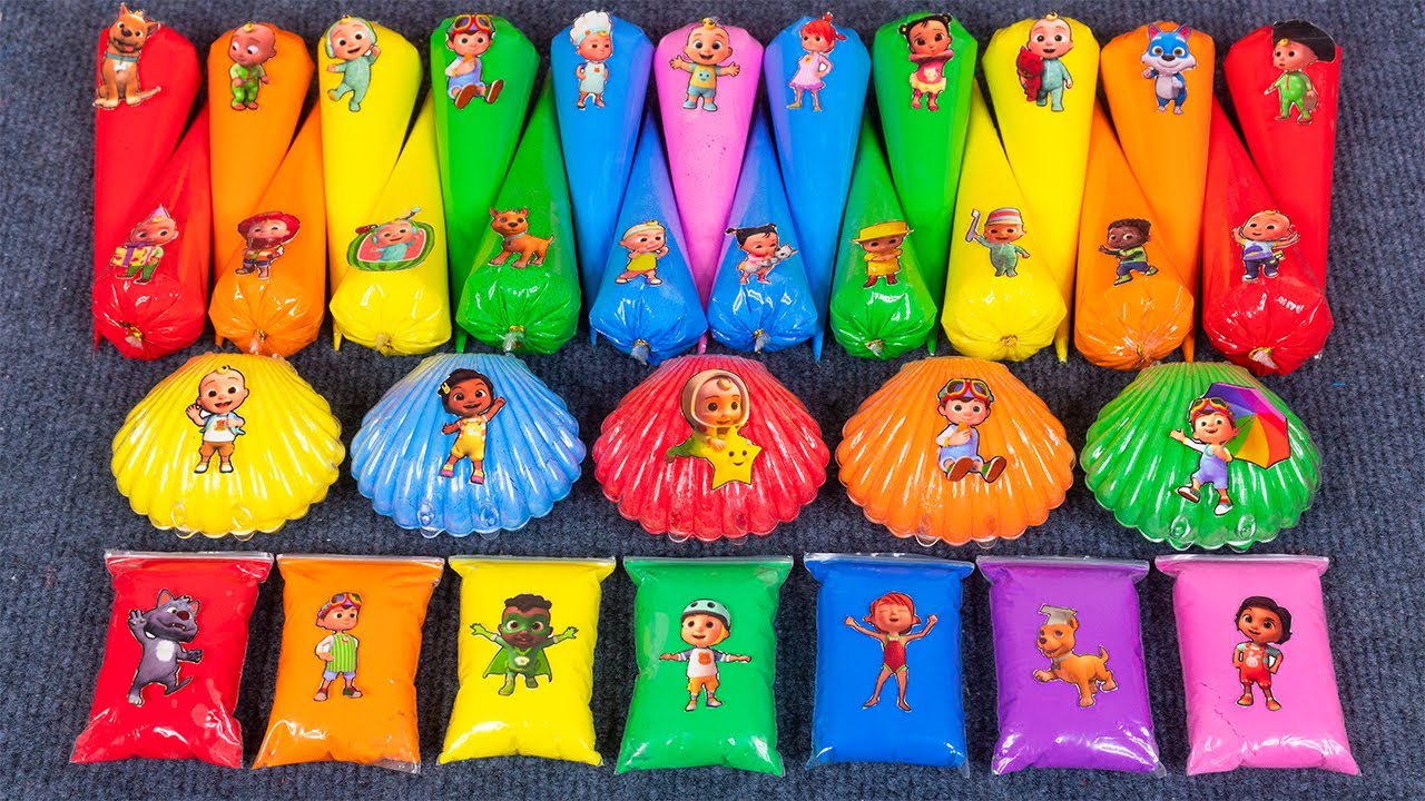 Cocomelon Piping Bag Slime ASMR! with JJ, TomTom, YoYo, Cody & Friends More Fun 💫💖