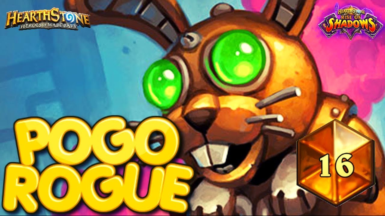 HearthStone POGO ROGUE Standard Deck - Rise of Shadows