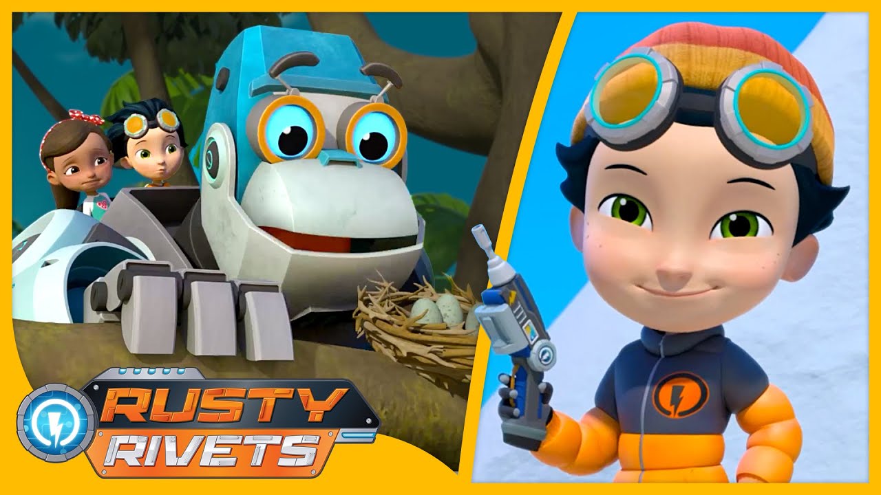 Rusty’s Monkey Business / Snow Problem & MORE | Rusty Rivets Episodes | Cartoons for Kids
