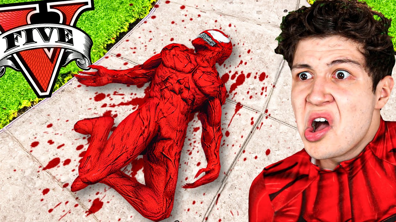 Le ROMPO TODOS los HUESOS a CARNAGE en GTA 5! 💀🦴 (Mods)