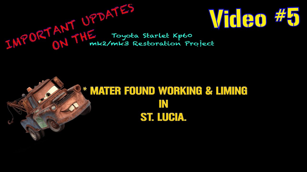 Toyota Starlet - Kp60 (mk3/mk2) - Restoration Project - IMPORTANT UPDATES - Video # 5