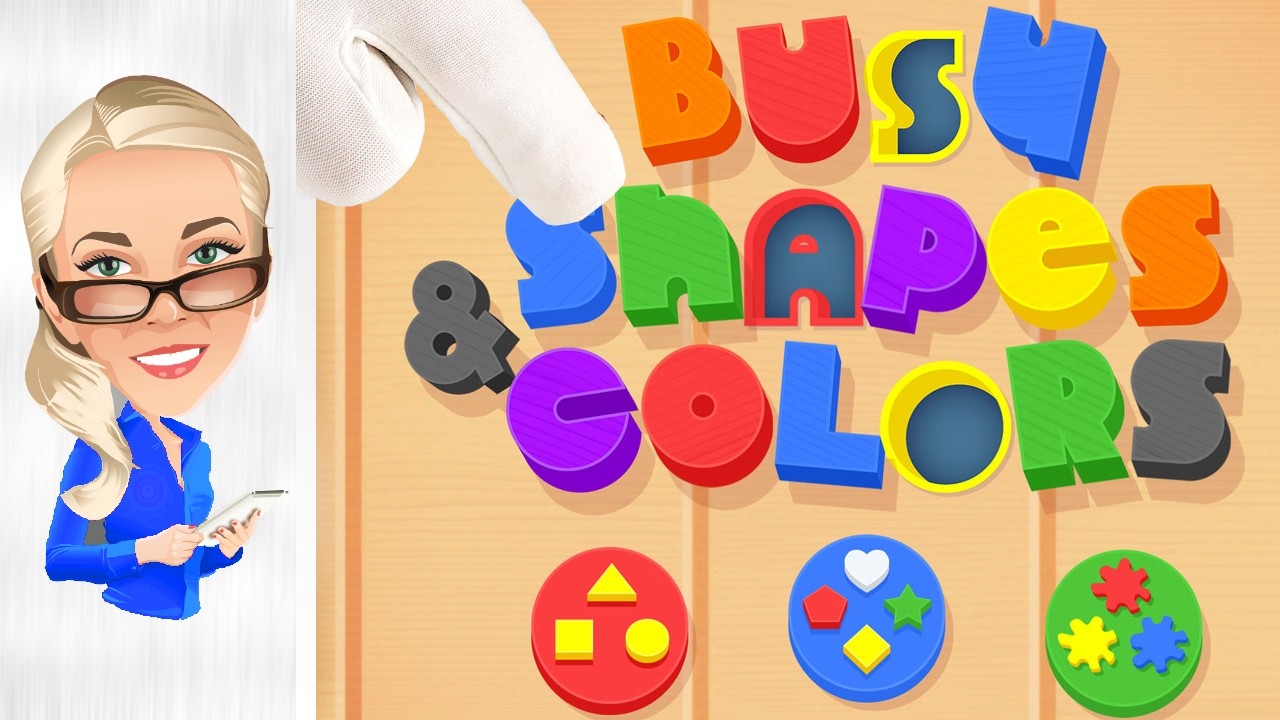 Busy Shapes and Colors! 🔴🔺🟦 Fun Shape Sorting Game for Kids!