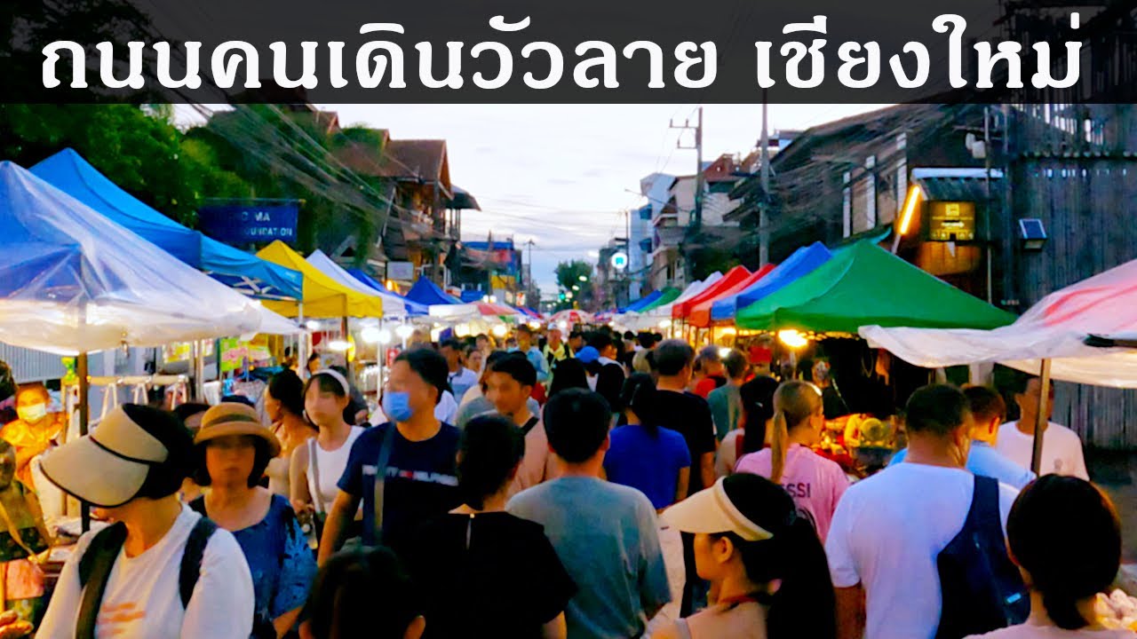 ถนนคนเดินวัวลาย เชียงใหม่ 2567