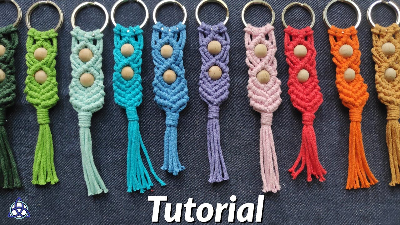Macrame Keychain Tutorial | DIY Gift Ideas