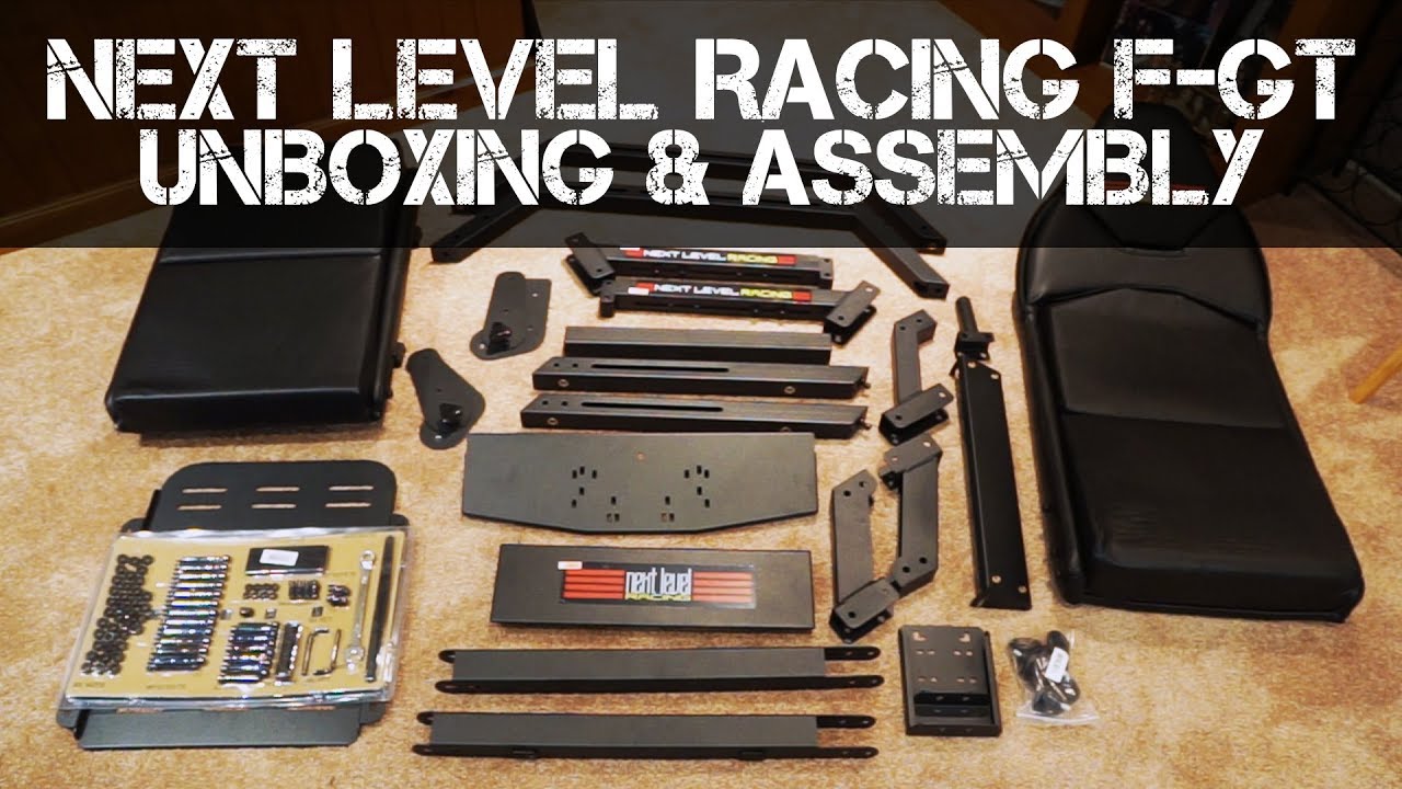 Распаковка и сборка кокпита и подставки для монитора Next Level Racing F-GT