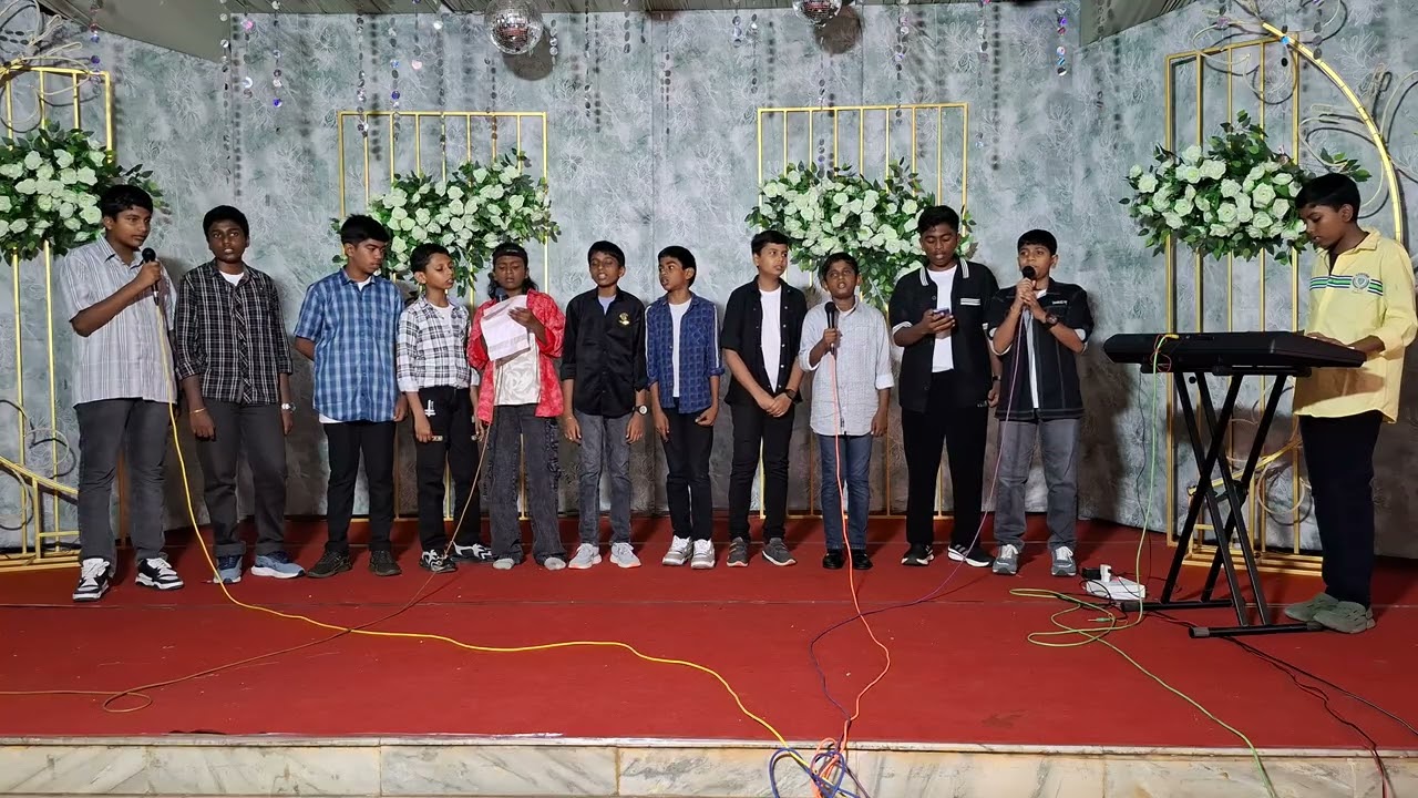Sub junior 3 & 4 kids song endeavour annual day # csiscottnagar #newyear 