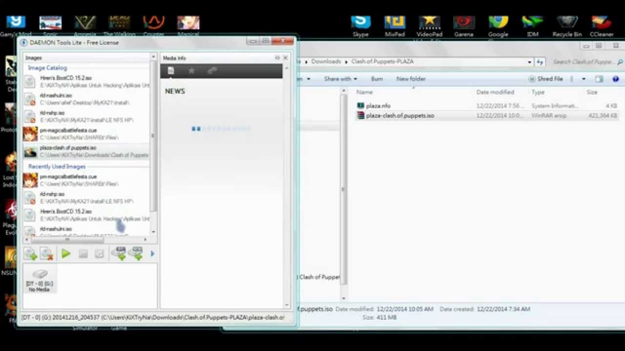 Tutorial - Cara Membuka File .iso dan .bin Dengan Daemon Tools Lite with KiX