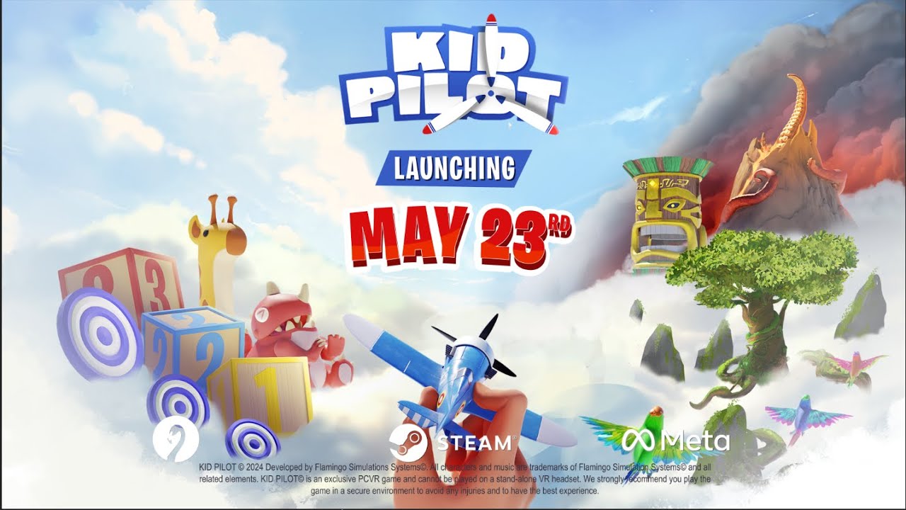 Kid Pilot - Release Date Announcement Trailer | PC VR