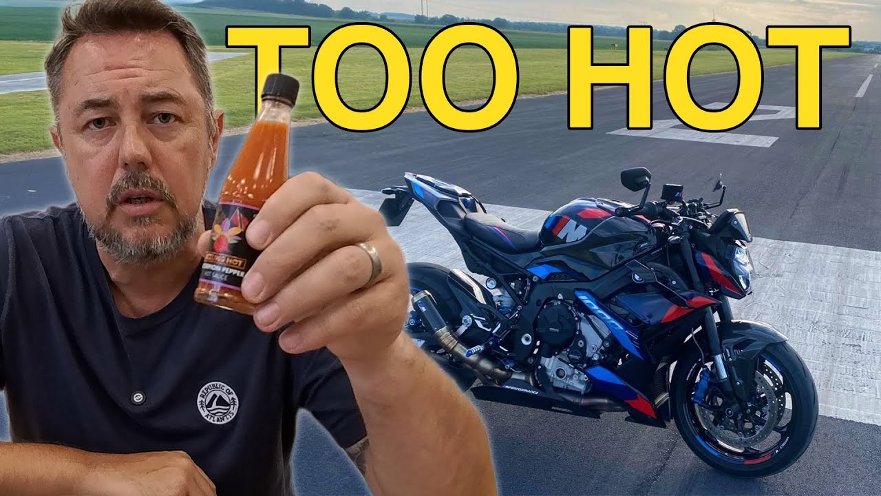 First time riding the BMW M1000R Competition