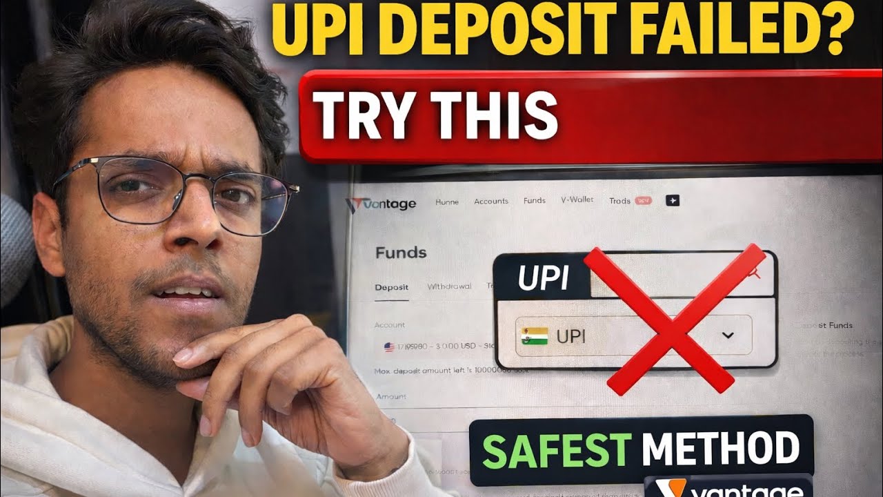 UPI Not Working on Vantage? | Safest Deposit Method Explained