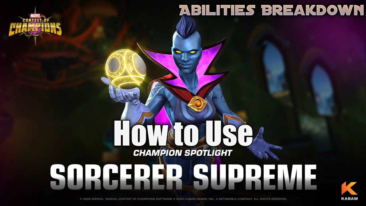 How to use Sorcerer Supreme | Full Breakdown | Marvel Contest of Champions