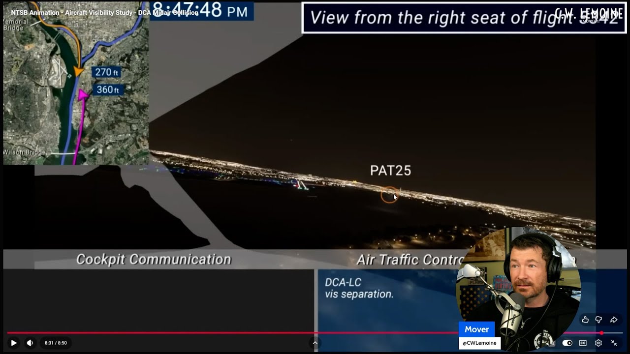 New NTSB Simulation Reveals Critical Moments in DCA Midair Collision