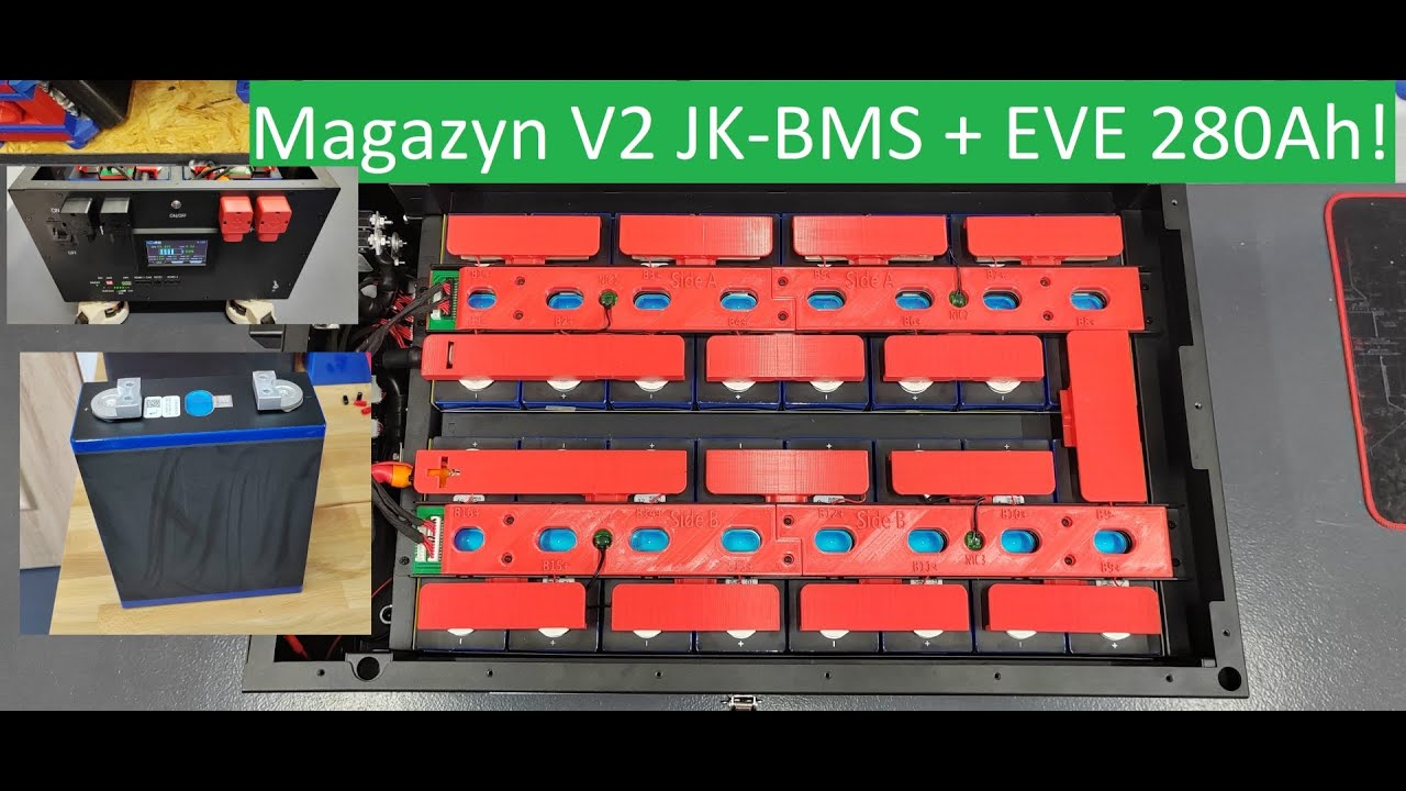 #2 Nowa Obudowa V2 JK-BMS - Montaż i Uruchomienie !  #diy #magazynenergii #lifepo4battery