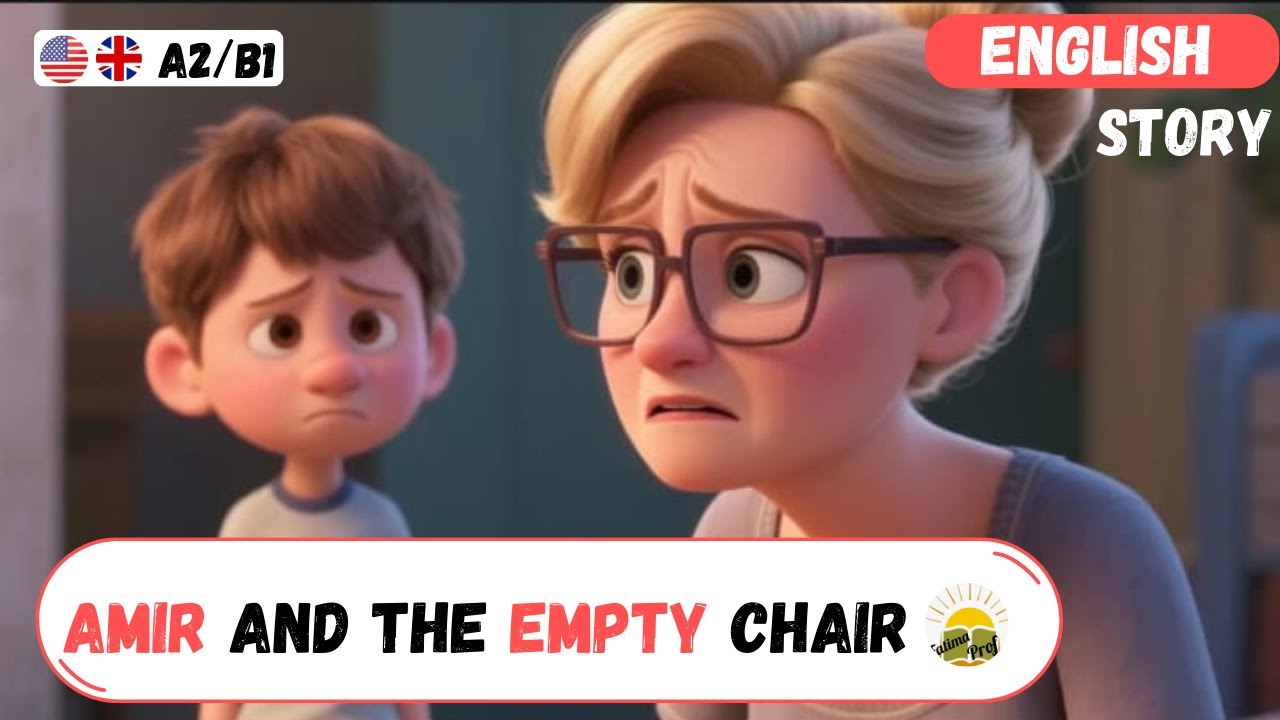 The Empty Chair Drama  | English Listening Practice For Beginers A2-B1 Level