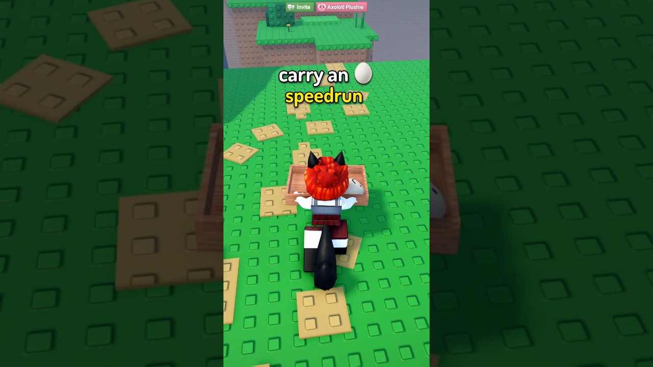🥚😓 carry an egg speedrun roblox 2 player!