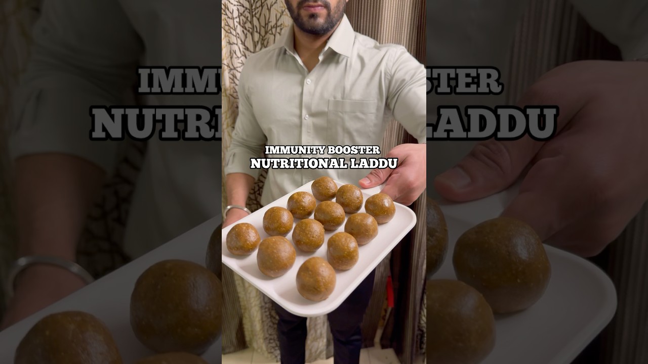 SATTU LADDU ✅ #recipe #fitness #nutritionist #diet #food #minivlog #shorts #explorepage #cooking