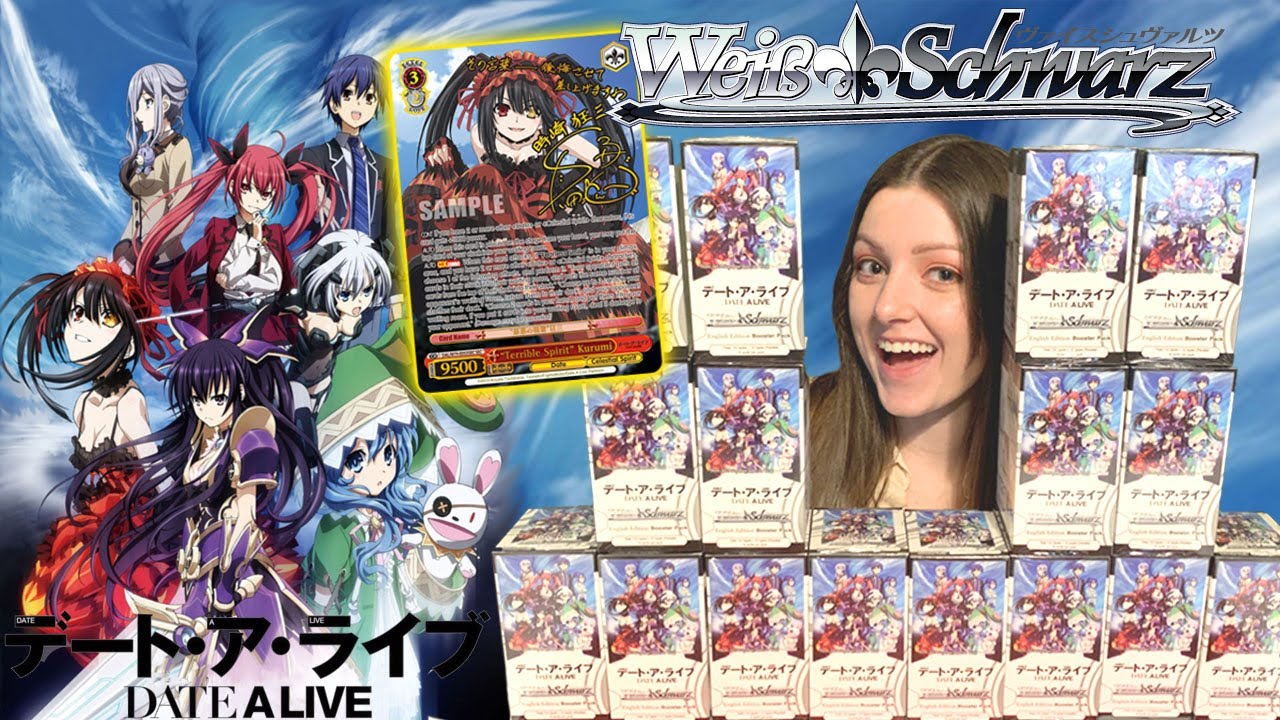 Date A Live - Case/Carton opening! -Weiss Schwarz