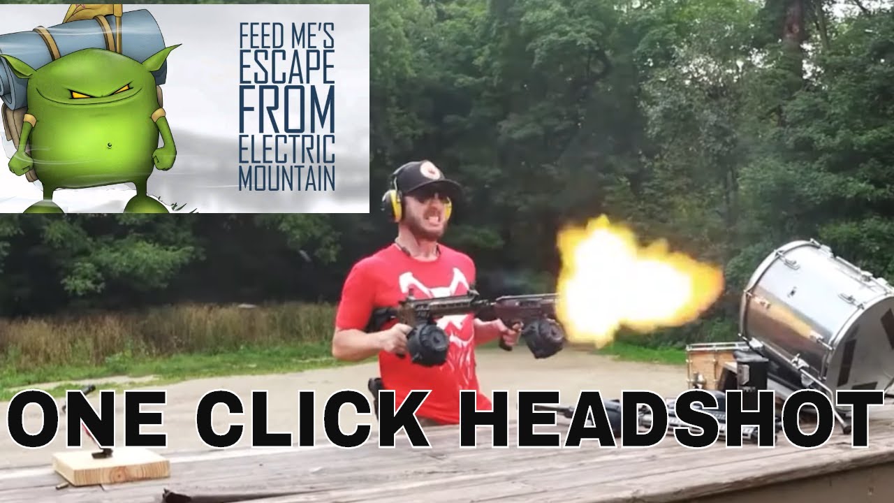 Feed Me - One Click Headshot, GUN COVER! by Gun Drummer #feedme #gundrummer