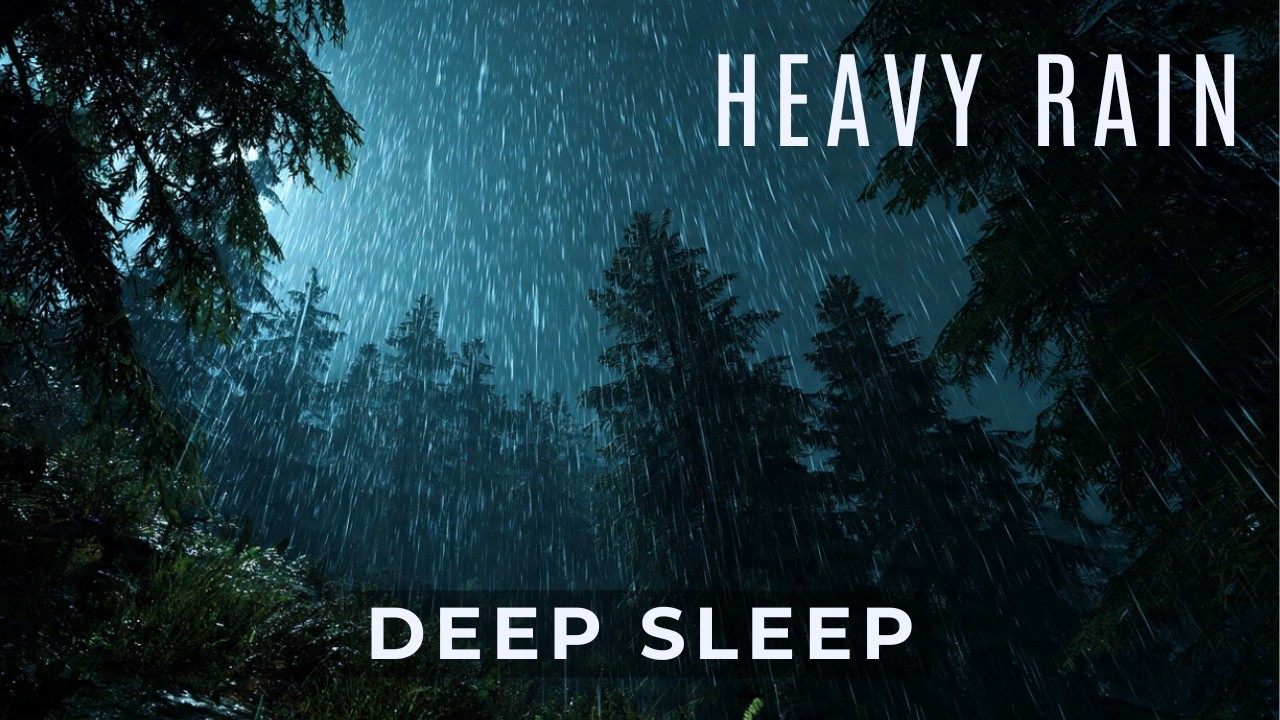 Heavy Rain for Deep Sleep (3 Hours)