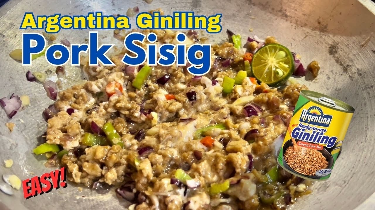 How to Cook Argentina Giniling Pork Sisig | Easy Recipe