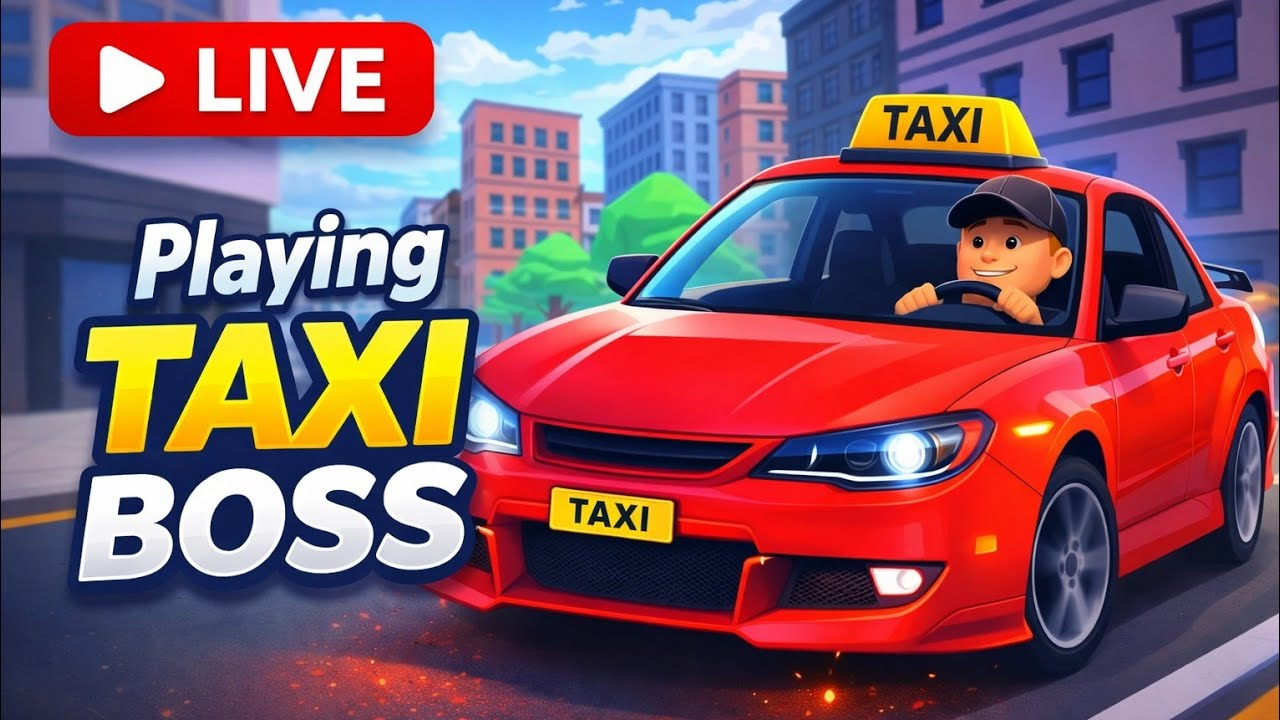 Kya mein sabse ameer taxi driver ban sakta hoon? 💰 Taxi Boss Roblox Live