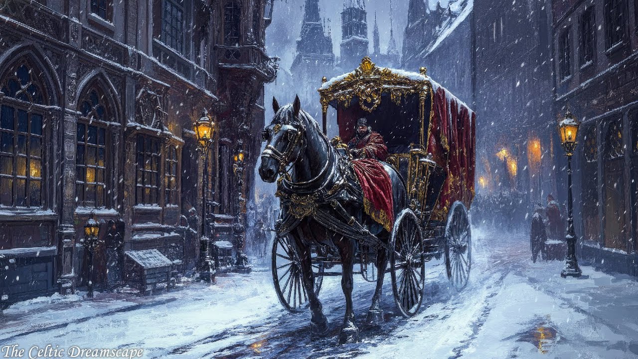 Celtic Winter Carriages ❄️Celtic music echoes through the winter nights For Relax,Sleep