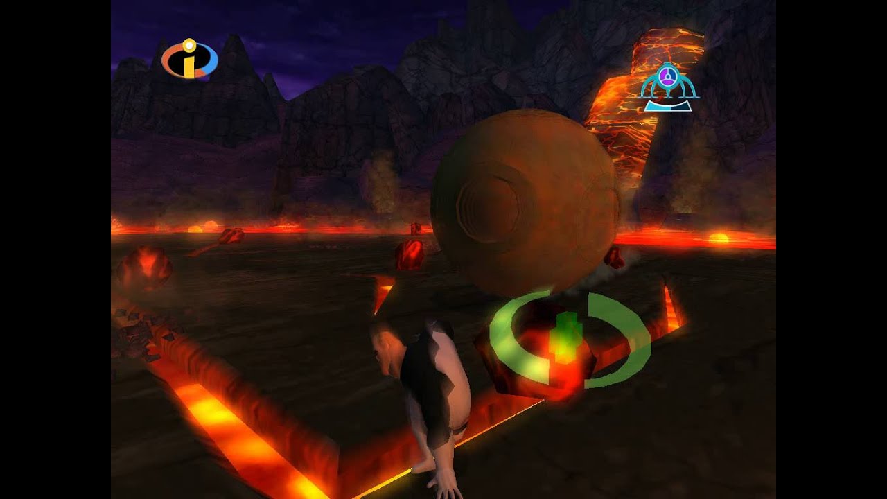 The Incredibles Video Game Walkthrough Part 8 - Volcanic Eruption